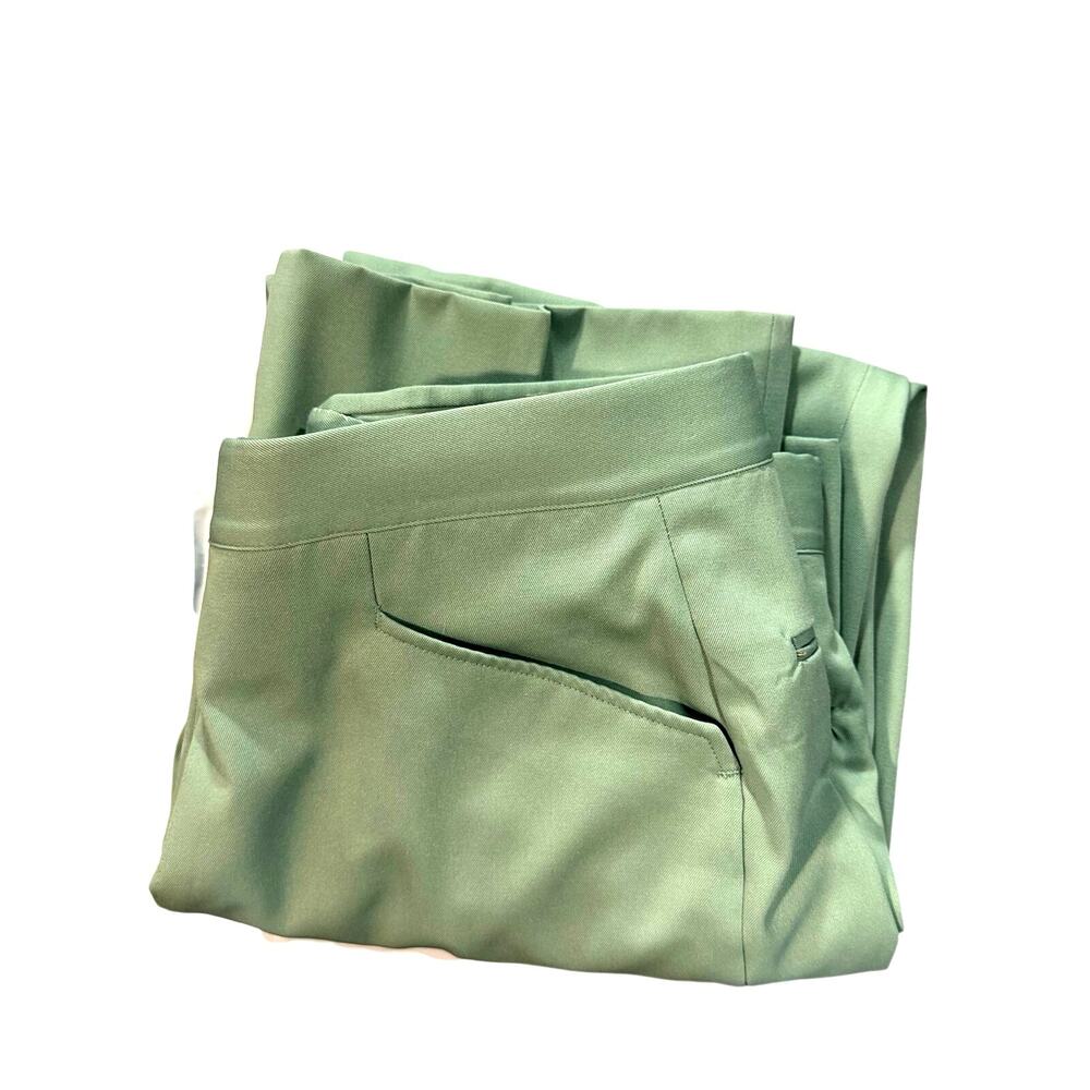 Vtg 70s SANSABELT by Jaymar Slacks Pants 36 Sage Green Men's Disco Golf Retro - Picture 11 of 11